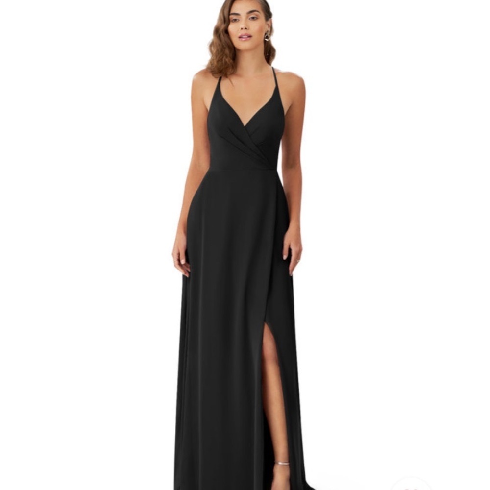 Azazie Black Bridesmaid dress